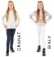 LAEMI Ocieplane Elastyczne legginsy dziecięce Getry Jeans 104 10