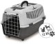 PETMAX Transporter NOMADE 3 METAL Szary 60x40x38 1