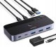 Stacja/replikator Ugreen USB-C/USB-A z funkcją przełącznika (CM691) 1