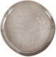 Beliani Zestaw 4 małych talerzy COSTMARY ceramicznych szarych 6