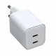 Ładowarka Akyga Ładowarka USB AK-CH-29 2x USB-C PD 5-20V / max. 3A 45W Quick Charge 3.0 GaN 1