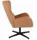 Fotel obrotowy MARTIN złoty szenil wygodny wypoczynkowy do domu biura 5