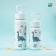 Brosky Miętowa butelka na wodę dla dzieci z dinozaurami 550 ml 5