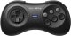 Pad 8BitDo M30 2.4G, Gamepad, Sega Genesis, Directional buttons, Menu button, Select button, Start button, Digital, Wireless, Micro-USB 1