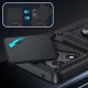krainaGSM Etui Pancerne CZARNE SLIDE do Honor 400 Lite WZMACNIANE + 2x Szkło 4