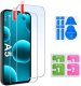 krainaGSM ZESTAW Etui do Oppo A5 4G|A5 5G Matowe Czarne Silikon Slim + 2 SZKŁO 8