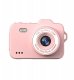 Aparat cyfrowy Xrec Mini Aparat Cyfrowy X8 12mp Video 1080p Lcd 0,96" Wisiorek Breloczek / Różowy Łososiowy 10