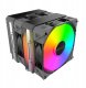 Chłodzenie CPU Montech NX600 ARGB Black, chłodzenie CPU 1