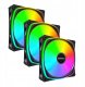 Wentylator Montech Zestaw wentylatorów AX120 Pro PWM Black 120mm (3-pak) 1