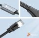 Kabel USB Reagle USB-A + USB-C - RJ-45 3 m Czarno-szary 10