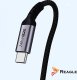 Kabel USB Reagle USB-C - USB-C 5 m Czarny 3