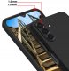 krainaGSM Etui Czarny Matowy Silikon Slim do Samsung A32 5G + SZKŁO 9H 5