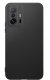 krainaGSM Etui Matowe Czarne Silikon Slim do Xiaomi 11T | 11T Pro + SZKŁO 6