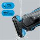 Braun Series 5 51-B1500s, Foil shaver, Black, Blue, AutoSense, Buttons, LED, Battery 2