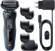 Braun Series 5 51-B1500s, Foil shaver, Black, Blue, AutoSense, Buttons, LED, Battery 3