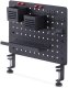 StarTech Clamp-On Pegboard with Accessories, 16.5 x 12.5in (42 x 32cm), Steel Pegboard, Desktop Storage Organizer, Desk Mount Peg Board, czarny - komponent montażowy - zacisk - stal - czarny - montaż biurkowy 1