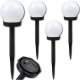 Ultimar Lampa Solar Led Lampka ogrodowa Kula 10 Cm 11