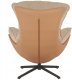 Fotel obrotowy z poduszką JASPER beżowy wygodny wypoczynkowy salon 5