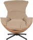 Fotel obrotowy z poduszką JASPER beżowy wygodny wypoczynkowy salon 7