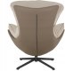 Fotel obrotowy z poduszką JASPER taupe wygodny wypoczynkowy salon 5
