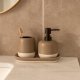 Bathroom Solutions Dozownik do mydła i kubek na szczoteczki na ceramicznej podstawce THE PASTELS 3
