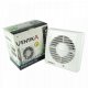 Wentylator osiowy fi 125 230V 9,4W 158m3/h 31dB łożyska kulowe z wyłącznikiem czasowym biały SOLID SILENT D125SRWC 1