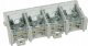 Simet Odgałęźnik instalacyjny 4-torowy (1x25mm/4x6mm) LZ4*25/6P mocowanie do podłoża i TS 35, z pokrywą, szary 84171002 1