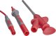 Voltcraft Zestaw przewodów pomiarowych bezpiecznych MS-6 złącze męskie, lamelkowe 4 mm - sonda 1.20 m czarny, czerwony 1 zest. 2 2
