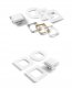 Ładowarka Karlik ICON Mechanizm ładowarki USB podwójny USB C + USB A, 20W max. matowy czarny 12ICUSB-8 5