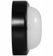 Lampa sufitowa Bemko OPRAWA LED KANLO OWALNA 8W 4000K 760LM IP54 CZARNA C45-KAN2-08-BLO-4K 5