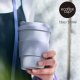 Ecoffee cup Kubek na wynos Eco*ffee Cup Solid Colours Glittertind 350ml - Srebrny 2