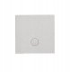 Kontakt-Simon Klawisz pojedynczy z oczkiem do SW1M, SW6M, SW7M, SP1M Aluminium mat TKW1L/143 1
