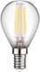 Żarówka LED filament miniglobus, 4 W, E14, 470lm, 2700K, 65394 1