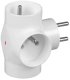 Rozgałęźnik 4-gniazdowy - 4x2P+Z, z uziemieniem, biały, filtr przeciwprzepięciowy 28137 2