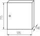 Rozdzielnica modułowa metalowa 4x24 natynkowa IP30 N+PE I klasa drzwi białe KP-DB-I-MS-424 biały 32638 7