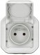 Legrand NOWE PLEXO Gniazdo 2P+Z zaciski auto komplet podtynkowy 16A - 250V AC białe 069870L 3