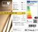 Taśma LED MW Lighting Profesjonalna taśma LED typu COB, 8W 24V biała ciepła 2700K, IP20, rolka 50m (UQS-COB-8W-WW2K7-12V-50m) 2