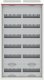Rozdzielnica modułowa natynkowa hermetyczna stalowa ComfortLineCA 6x24 144M IP44 125A II klasa drzwi pełne N+PE Quick CA26V 2CPX 2