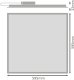 Spectrum LED Panel LED ECO* HLO 600 E 34W 3944lm 4000K 840 UGR19 4099854187438 3