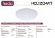 Lampa sufitowa Heda OPRAWA LED Plafoniera sufitowa 12W 3000K/4000K/6000K IP44 CCT HCL1204AT 2