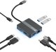 HUB USB Reagle HUB USB-C 2x HDMI 4K 60Hz PD 100W USB 3.2 LAN RJ45 ADAPTER PRZEJŚCIÓWKA 7w1 1