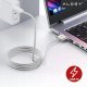 Kabel zasilający USB-C do MagSafe 3 - szybkie ładowanie 140W, przewód 2 m, do Apple MacBook, wytrzymały i bezpieczny - Alogy Pow 3