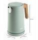 Czajnik Domo Elegancki czajnik 1.7L, 2200W, Matt Green, filtr 7