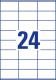Avery Zweckform Uniwersalne etykiety samoprzylepne 70 x 36 mm (6122) 2