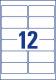 Avery Zweckform Przezroczyste etykiety adresowe 99.1 x 42.3 mm (L4772-25) 2