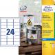Avery Zweckform Etykiety wodoodporne Heavy Duty 63.5 x 33.9 mm (J4773-10) 1