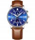 Zegarek Giewont Zegarek Męski Chronograph Sapphire Brązowo-Niebieski GW5630-A6 4