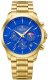 Zegarek Giewont Zegarek Męski Chronograph Sapphire Złoto Niebieski GW9460-B5 1