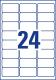 Avery Zweckform Etykiety adresowe na koperty 63.5 x 33.9 mm (L7159-100) 2