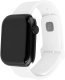 Apple Fixed silicone smartwatch strap Watch 42 / 44 / 45 mm, white 1